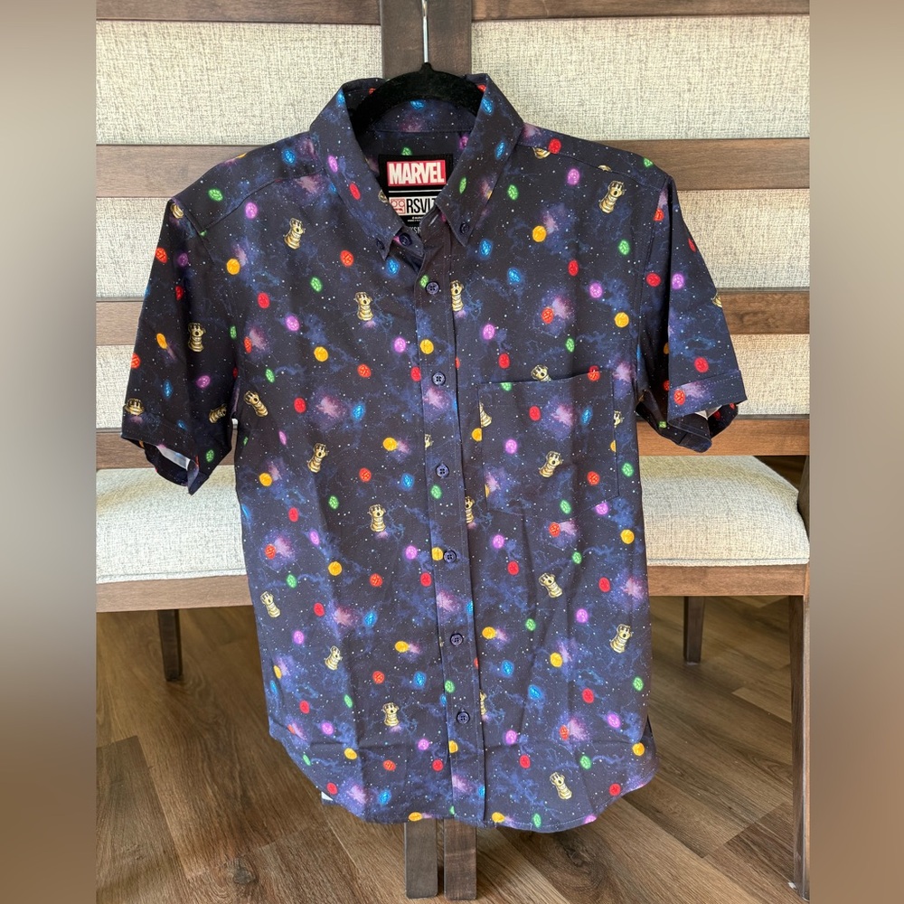 RSVLTS Marvel Avengers "Perfectly Balanced" KUNUFLEX Short Sleeve Shirt